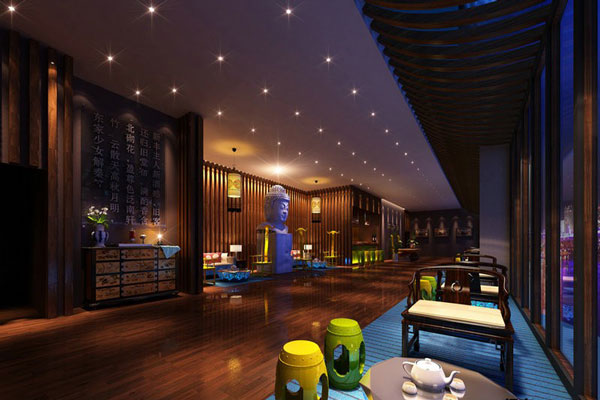 縱觀時(shí)尚茶樓裝修效果圖如何演繹現(xiàn)代中式設(shè)計(jì)風(fēng)格